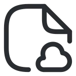 Document Cloud SVG Icon